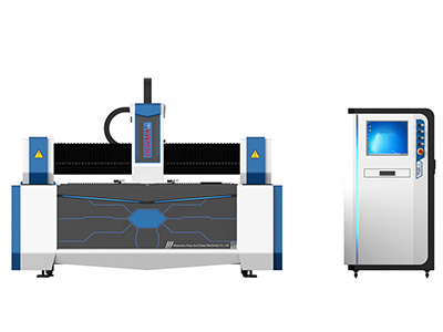 Máy cắt laser fiber có bàn cấp phôi tự động