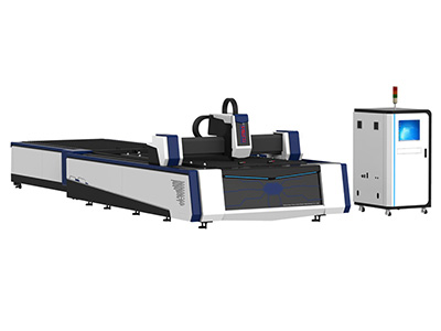 Máy cắt laser fiber có bàn cấp phôi tự động