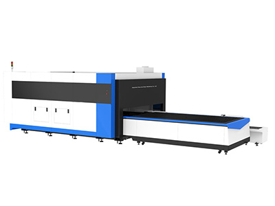 Máy cắt laser fiber cắt tấm và ống kết hợp, loại khép kín