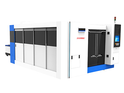 Máy cắt laser fiber cắt tấm và ống kết hợp, loại khép kín