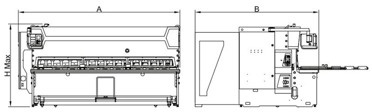 Máy cắt tôn thủy lực Guillotine